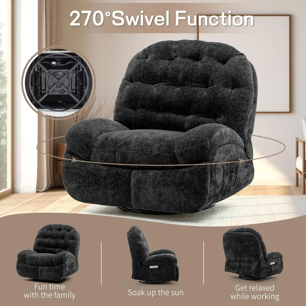 🔥 [ hot sale] Next Level Relaxing Electric Rotating Durable Rocking Chair