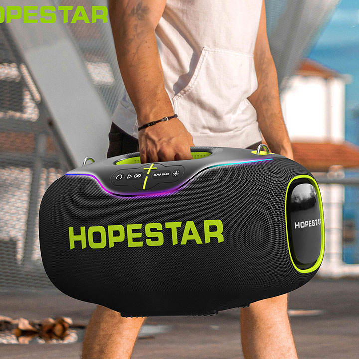 ⚡Last Day For Clearance⚡HOPESTAR A80 350W High-Quality Portable Speaker with RGB Wireless Subwoofer