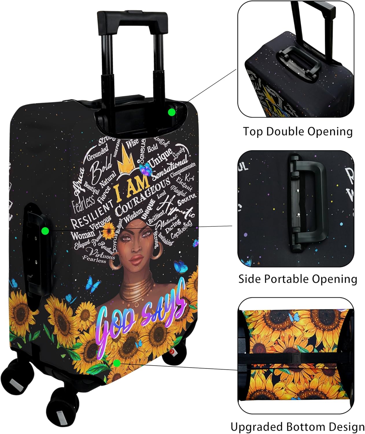 😍😍😍【Buy 1 Get 2 Free】hswosnas 3 piece suitcase set travel ❗