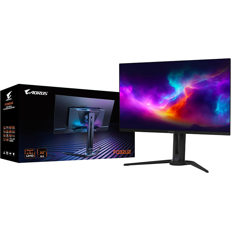 🤏 [Limited time sale] GIGABYTE - AORUS FO32U2-32 QD OLED Gaming Monitor - UHD 3840x2160-240Hz - 0.03ms GTG - AMD FreeSync Premium Pro - Type C KVM - HDMI, DP, Type C - Height Adjustable - Black