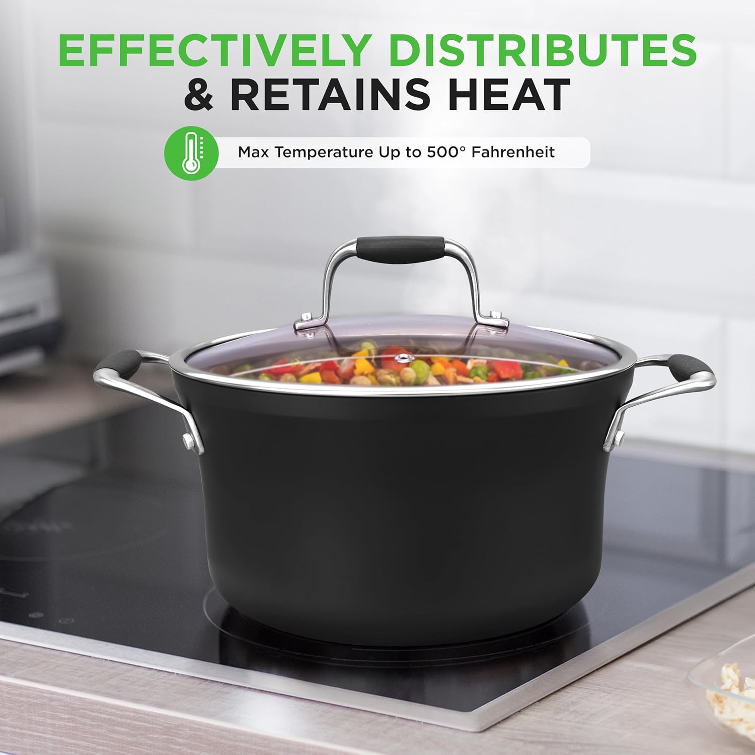 🔥🔥NutriChef 75-Piece Non-Stick Pots and Pans Set, Complete Ceramic Cookware Set with Bakeware, Utensils, Knife Set, & Accessories, Stain-Resistant, Food-Grade Safe, Cream/Brown