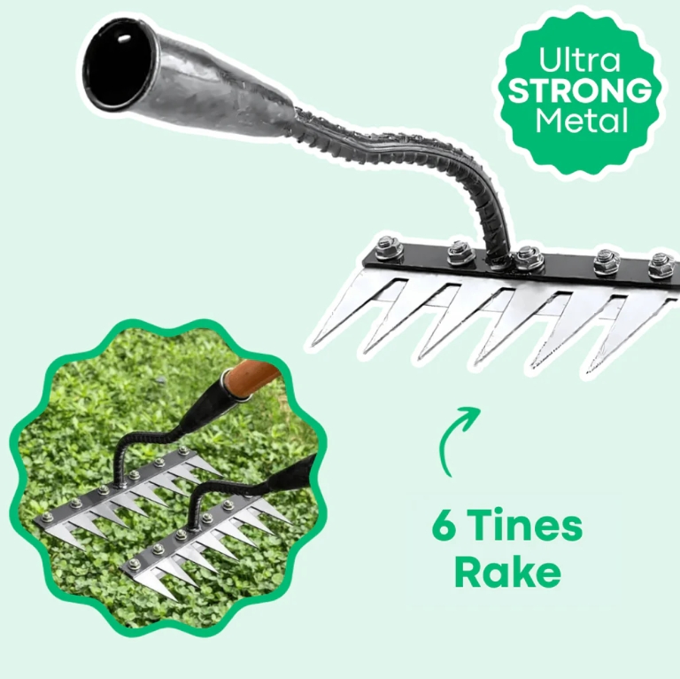 🔥Price reduction notification👇👇👇 Ultra-Efficient Heavy-Duty Weeding Rake