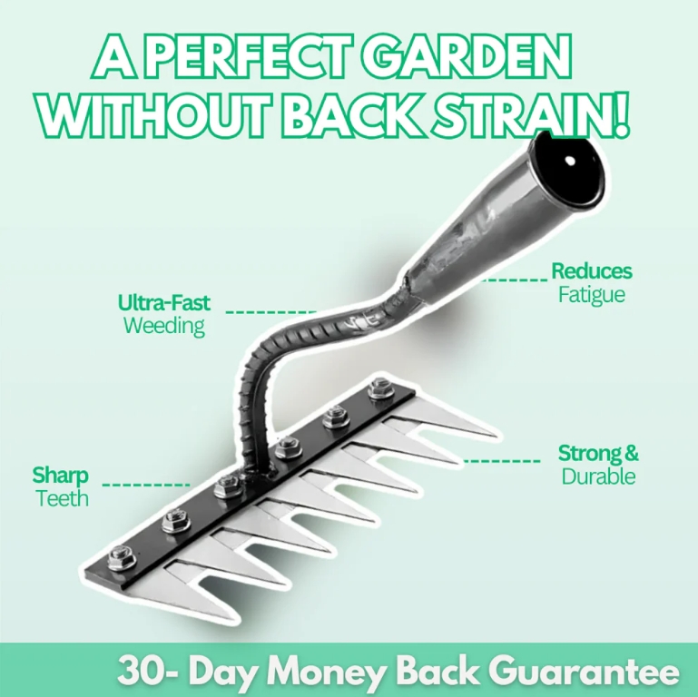 🔥Price reduction notification👇👇👇 Ultra-Efficient Heavy-Duty Weeding Rake