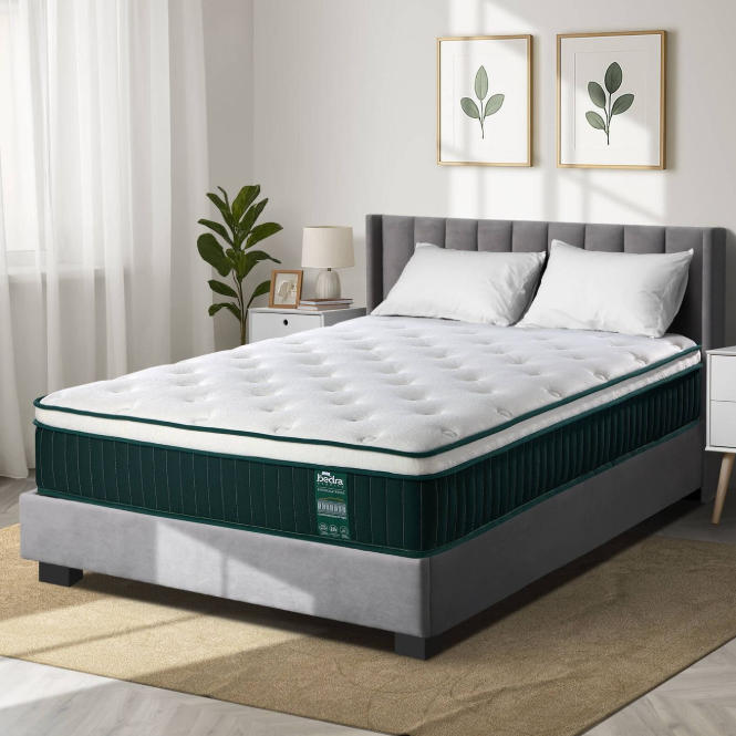 🔥【Last Day For Clearance】🔥 Bedra Double Mattress 30cm Cool Gel Foam Medium Firm