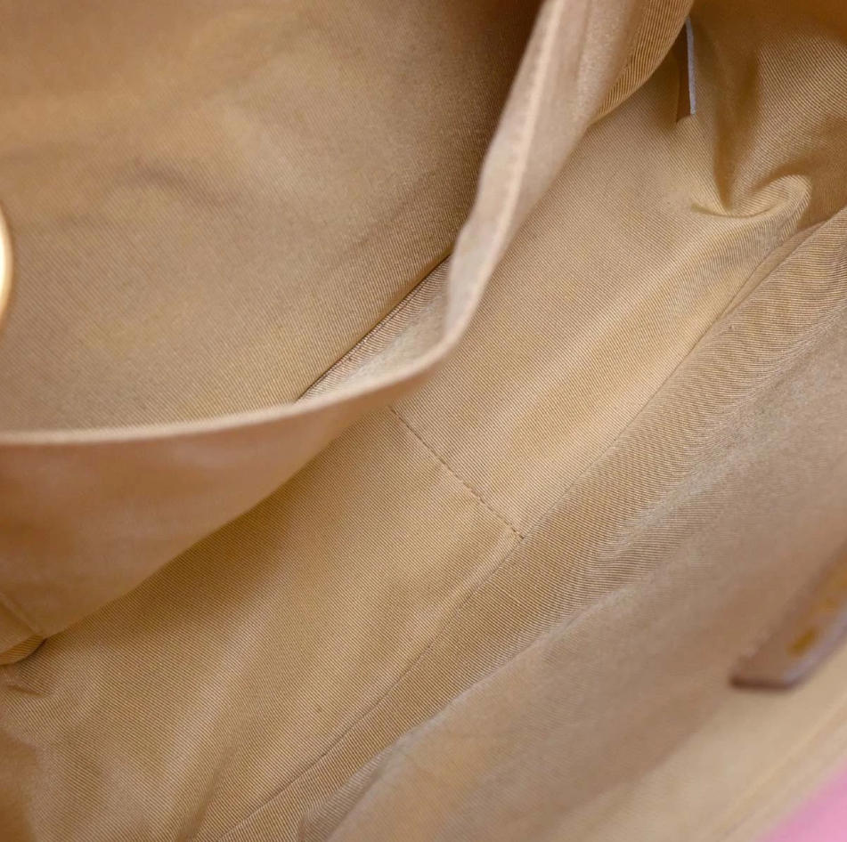 Chanel Pink Calfskin Petite Shopping Tote PST Chain Handbag