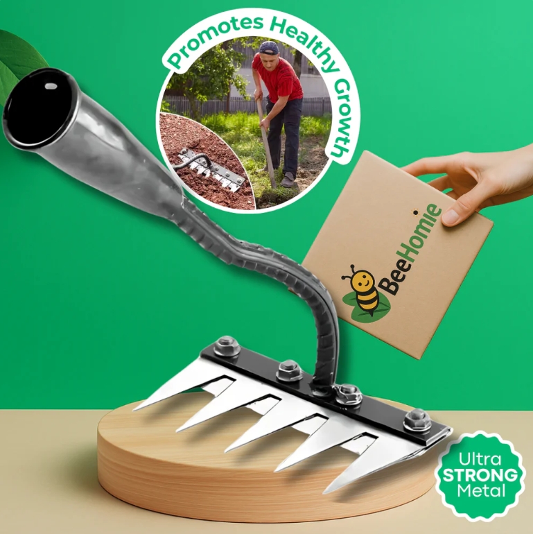 🔥Price reduction notification👇👇👇 Ultra-Efficient Heavy-Duty Weeding Rake
