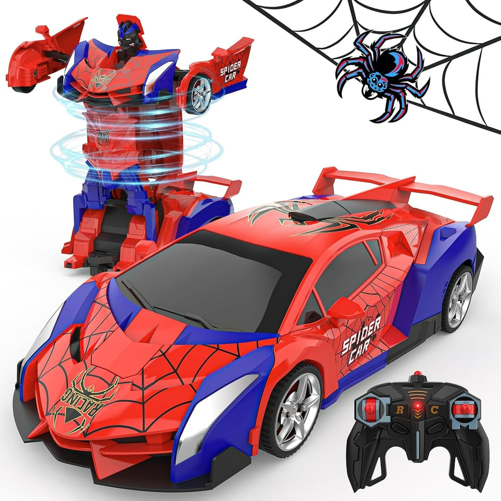 🎄CHRISTMAS SALE 50% OFF✨ BLUEJAY Transforming RC Robot Car - One-Button Deformation & 360° Spin Toy