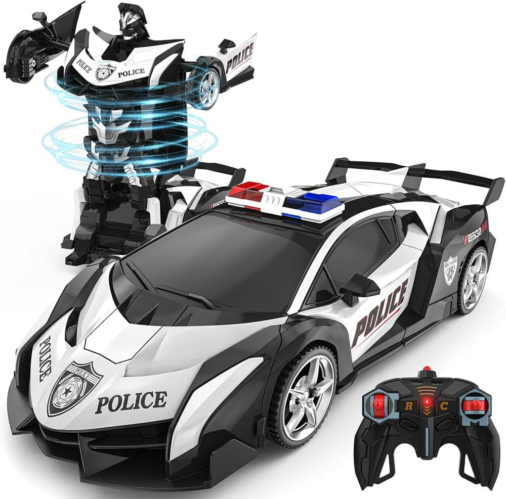 🎄CHRISTMAS SALE 50% OFF✨ BLUEJAY Transforming RC Robot Car - One-Button Deformation & 360° Spin Toy