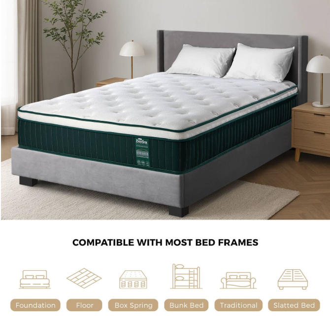 🔥【Last Day For Clearance】🔥 Bedra Double Mattress 30cm Cool Gel Foam Medium Firm