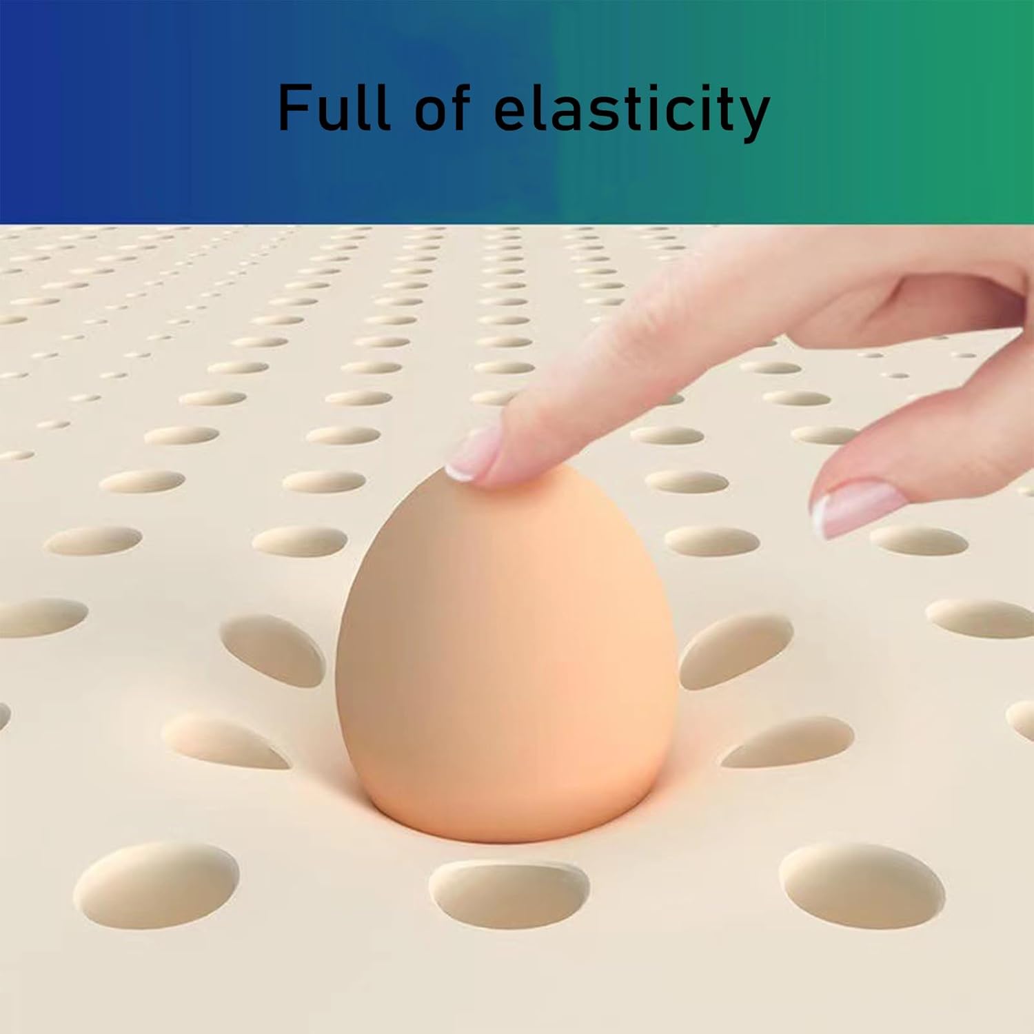 🔥【Buy 1, get 2 free】🔥【2 soft plastic pillows of the same design】🎉TFDRSEXVD 100% Natural Latex Mattress,Compression and No Deformation,Honeycomb Pore Ventilation,Soft and Comfortable！