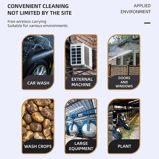 ❤️‍🔥[24-hour delivery+Last Day sale]Promotional discount of 50% Cordless portable high pressure spray water gun