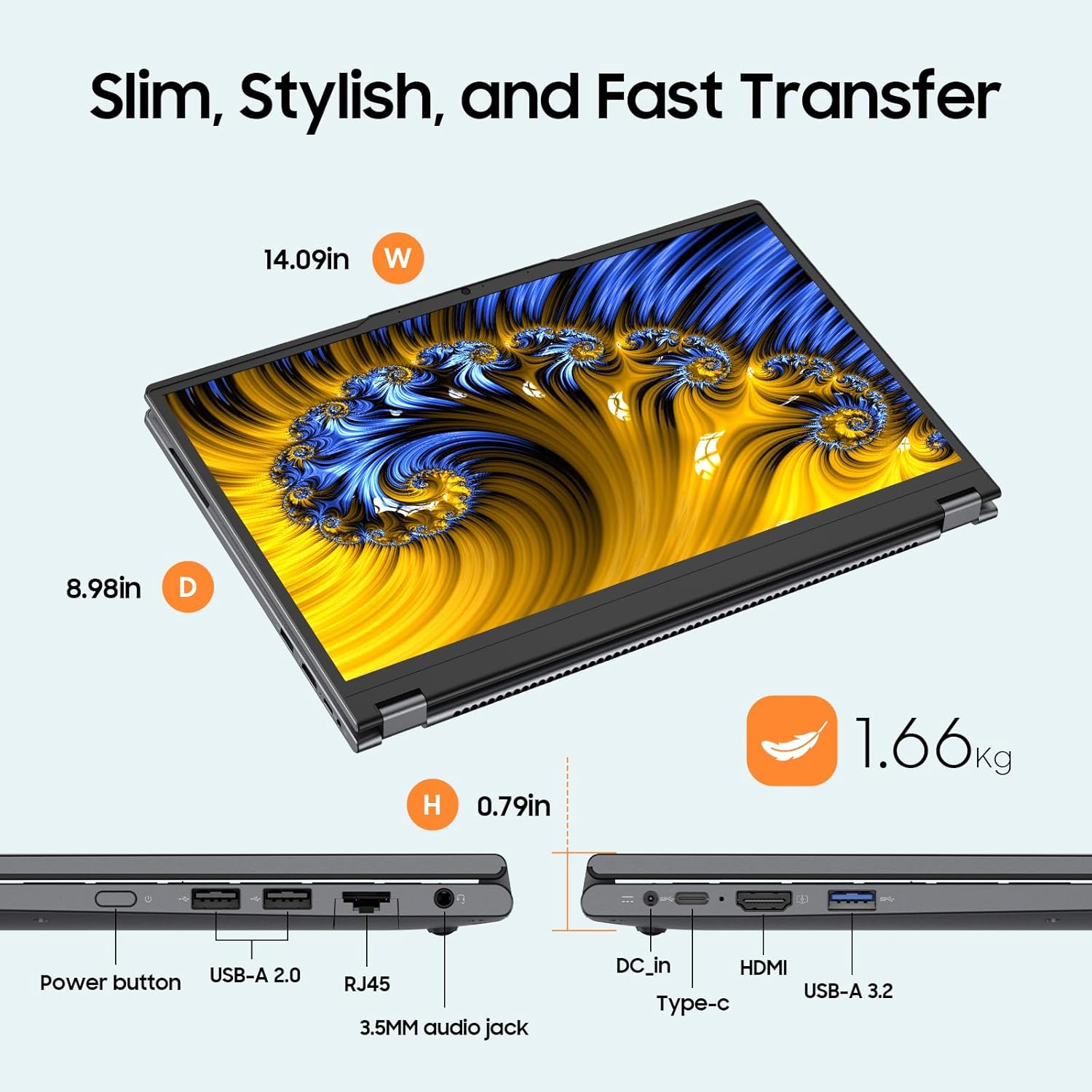 ⏰【Limited Edition】EYY 2 in 1 Laptop Computer, 15.6 16GB DDR4 512GB SSD Touchscreen Notebook, AMD Ryzen R3 3200U(Up to 3.5 GHz), Radeon Vega 3, 1920x1080 FHD Display, WiFi, BT5.1 RJ45, Blacklit Keyboard