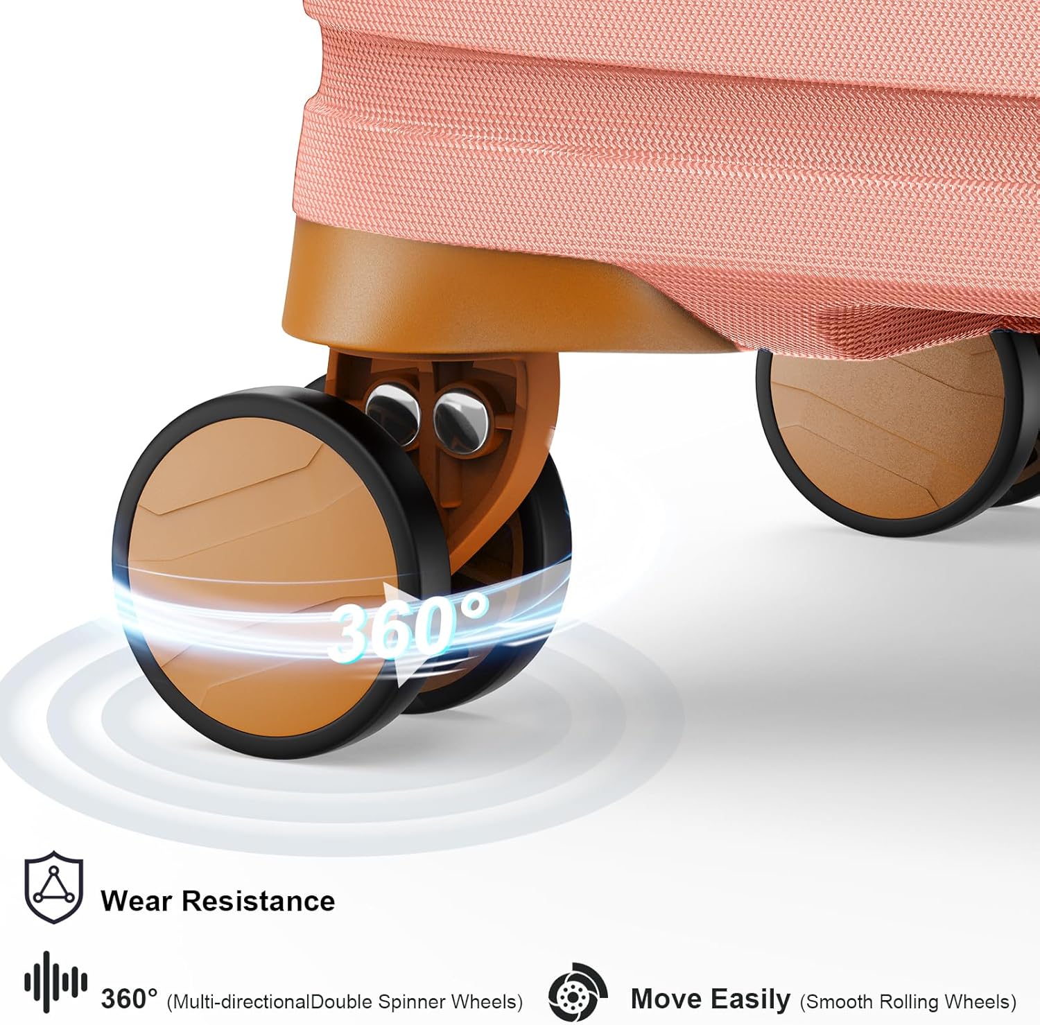 🔥【Jumia warehouse clearance】Joyway Luggage Set 7 Piece Suitcase Sets with Spinner Wheel,Hardside Expandable Travel Laggage with TSA Lock (18/20/24/28 White