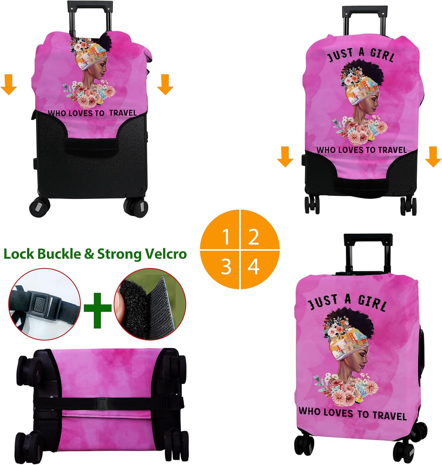 😍😍😍【Buy 1 Get 2 Free】hswosnas 3 piece suitcase set travel ❗