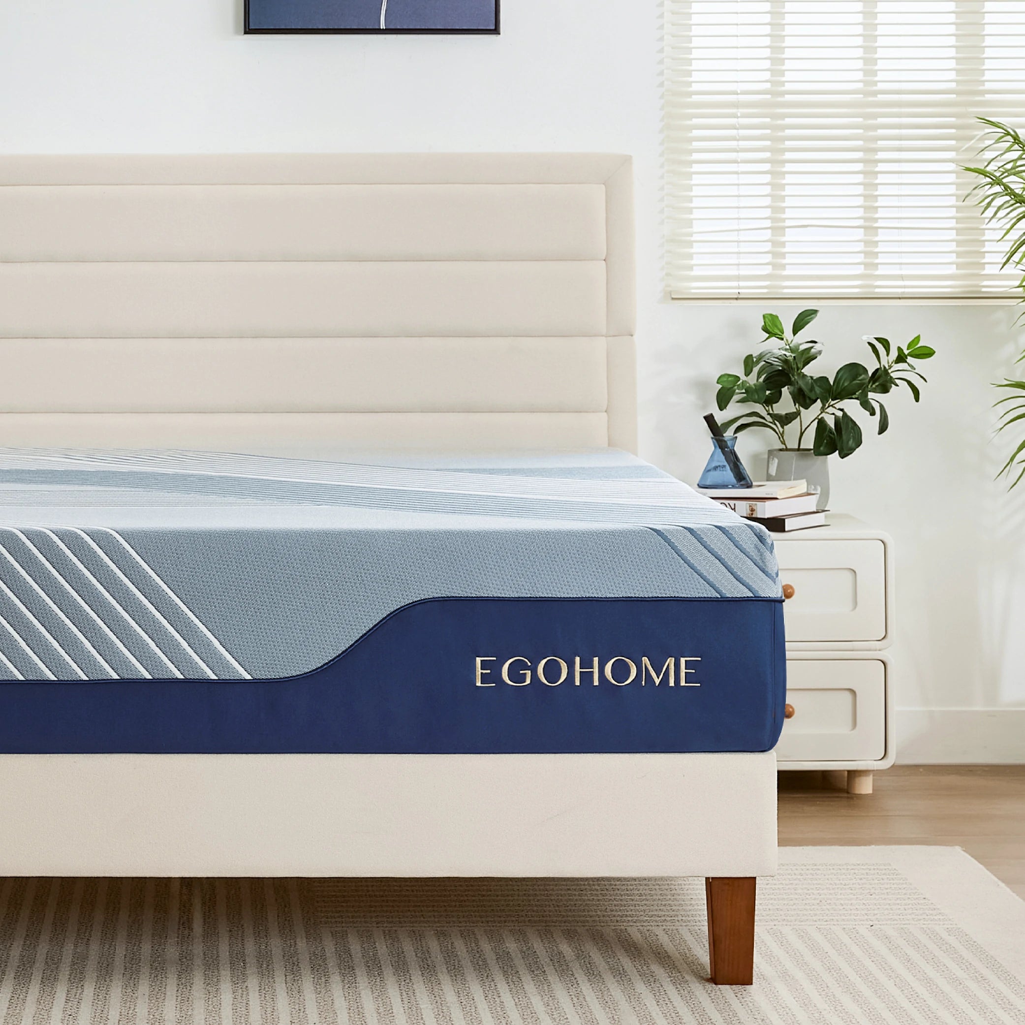 【Buy 1 get 1 free, last day】Elysian Comfort Mattress + ❤️‍🔥Multifunction Modern Liftable and Expandable Coffee Table with Storage Drawers and Universal Wheels！