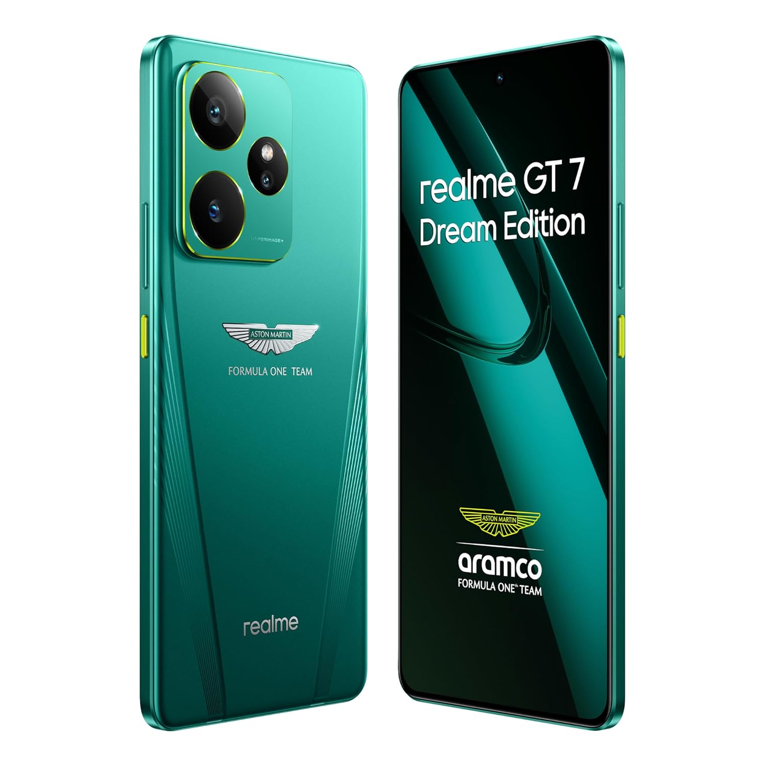 🔥Limited to 20 units, now only GH₵ 580🔥 realme GT 7 Dream Edition (Aston Martin Green,16GB+512GB) | Co-Designed with Aston Martin Aramco F1 Team | India’s 1st MTK D9400e | Strongest Battery Combo 7000mAh+120W | AI 4K 120FPS Travel Camera