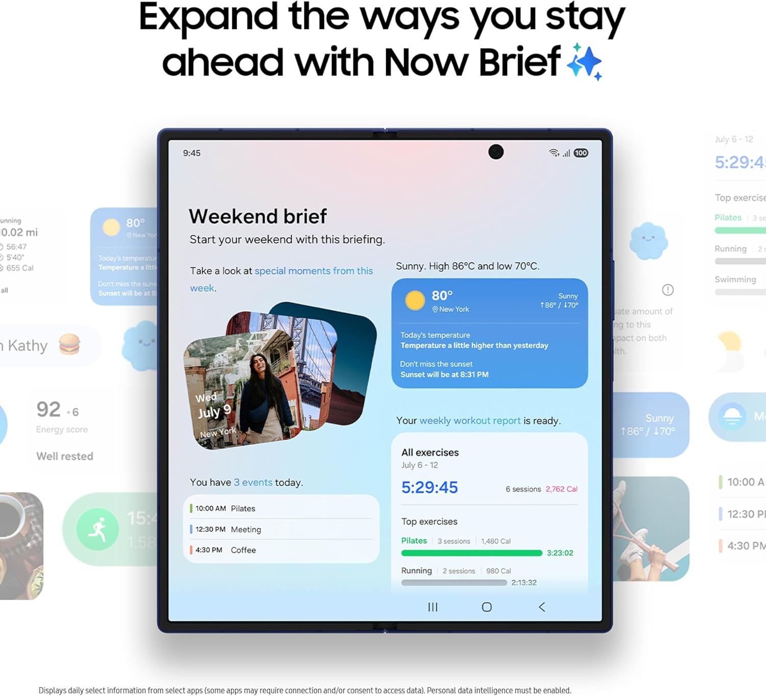 🔥 Samsung Galaxy Z Fold7 Cell Phone, 512GB AI Smartphone, Unlocked Android, AI Photo Edits, Large Screen, Long Battery Life, 2025, US 1 Yr Manufacturer Warranty, Blue Shadow