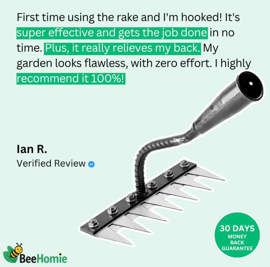 🔥Price reduction notification👇👇👇 Ultra-Efficient Heavy-Duty Weeding Rake