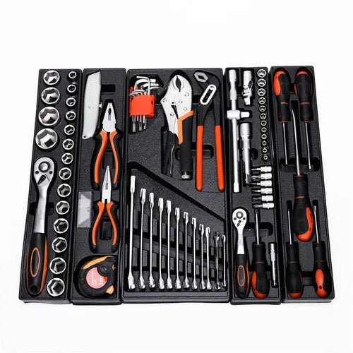 （Clearance Sale）85-piece multi-layer foldable auto repair and home decoration tool set