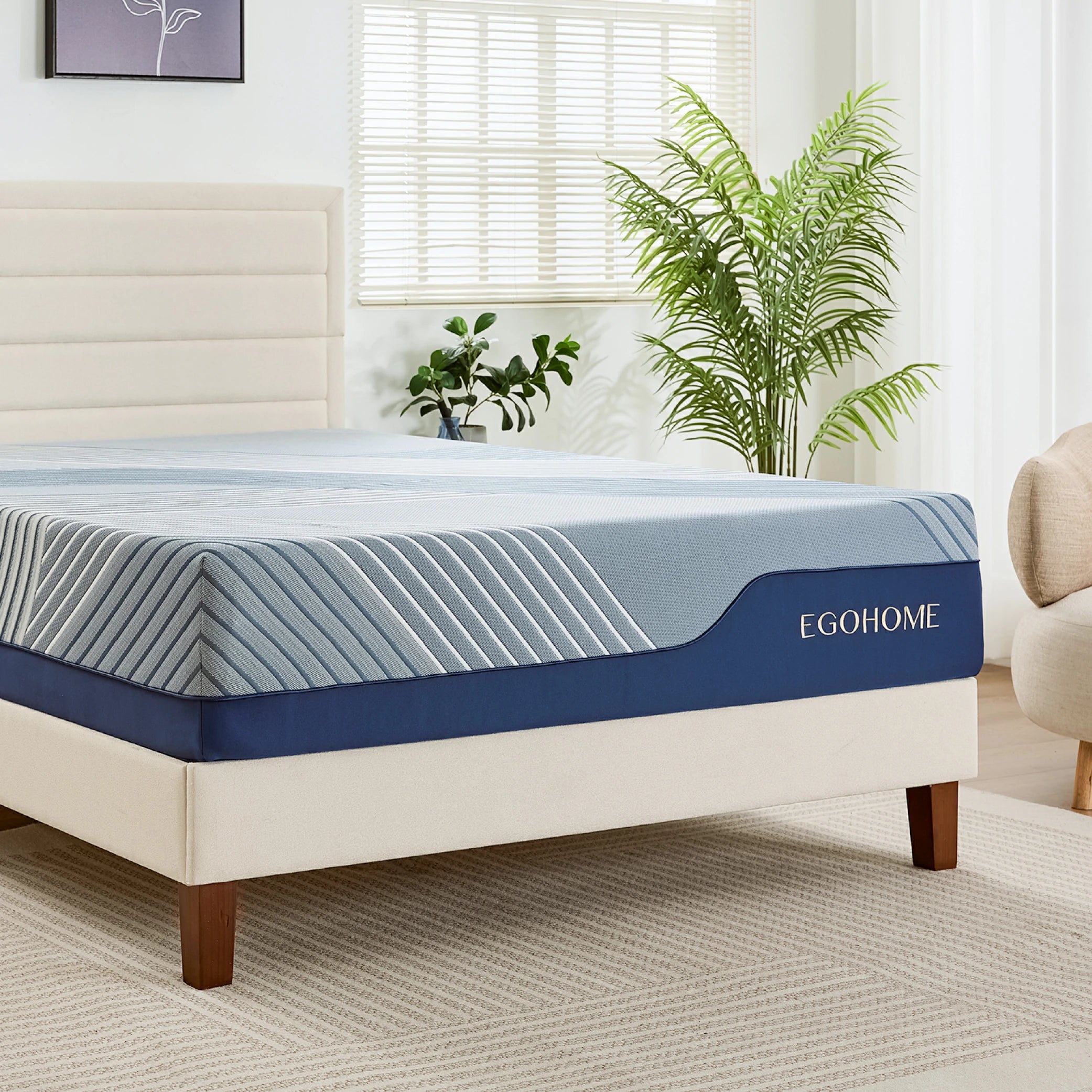 【Buy 1 get 1 free, last day】Elysian Comfort Mattress + ❤️‍🔥Multifunction Modern Liftable and Expandable Coffee Table with Storage Drawers and Universal Wheels！