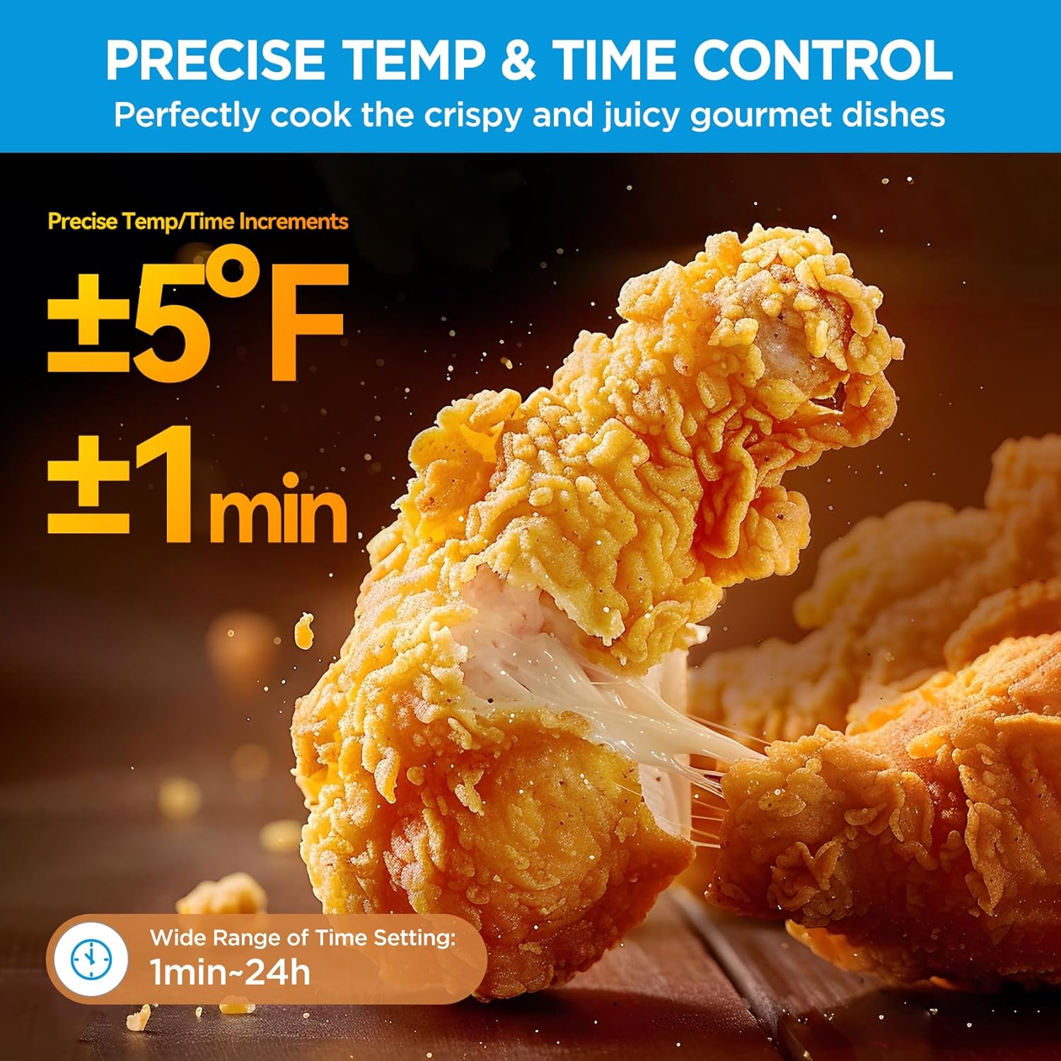 🔥Clearance sale🔥Extra Large Air Fryer Countertop Oven 10-in-1 Combo, 25% Faster Cooking and 90% Less Oil, Stainless Steel