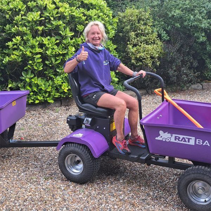 😍Clearance Sale💥RAT Barrow Ride On Articulated Tipping Wheelbarrow