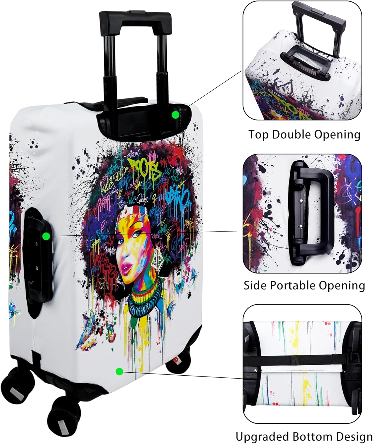 😍😍😍【Buy 1 Get 2 Free】hswosnas 3 piece suitcase set travel ❗