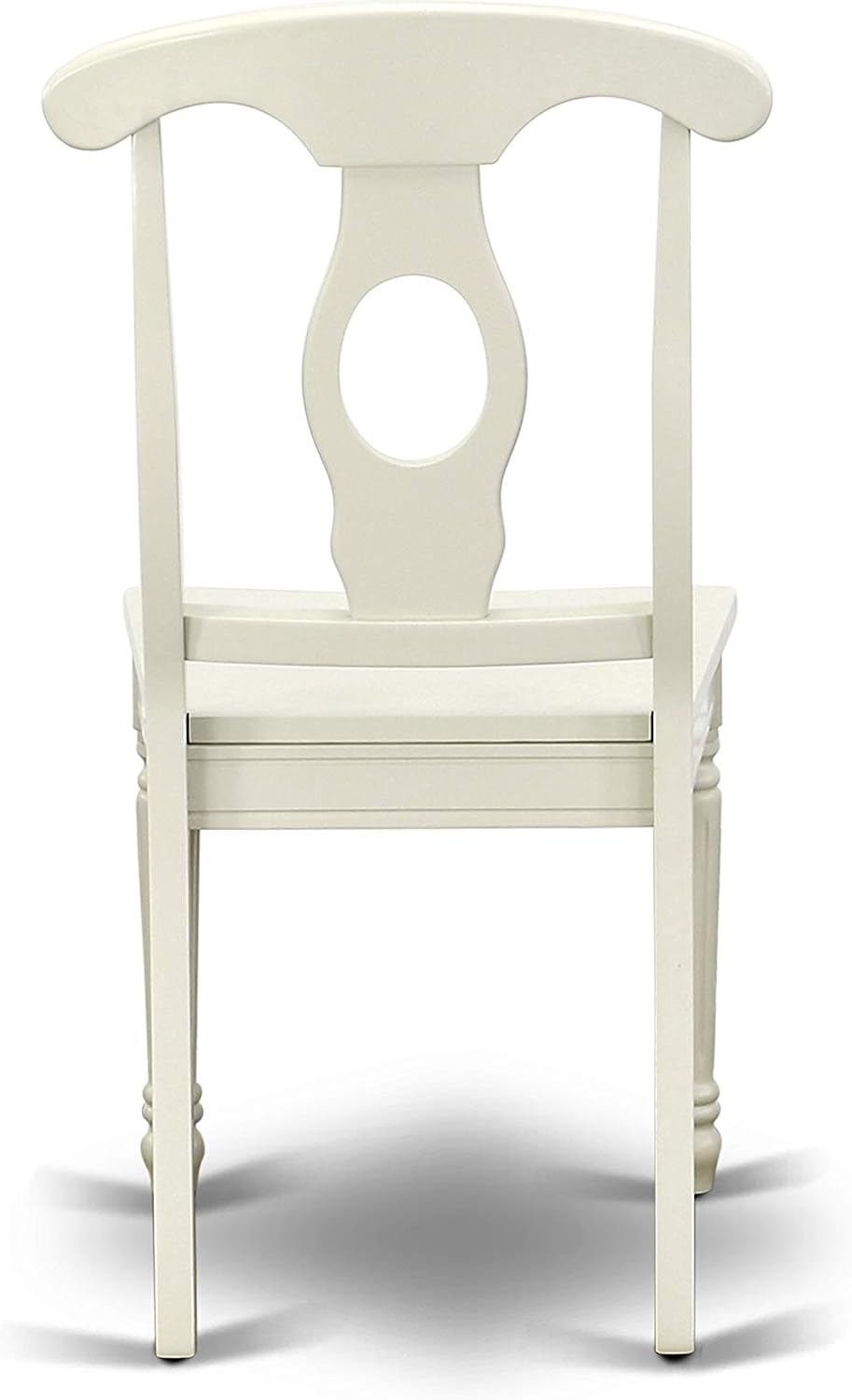 🔥 East West Furniture DLKE5-BCH-W 5 Piece Dining Room Furniture Set Includes a Round Dining Table with Dropleaf and 4 Wood Seat Chairs, 42x42 Inch, Black & Cherry