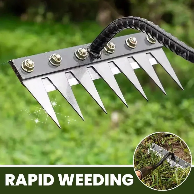 🔥Price reduction notification👇👇👇 Ultra-Efficient Heavy-Duty Weeding Rake
