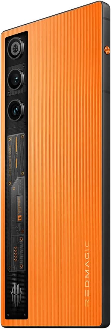 REDMAGIC 10 Air Smartphone 5G, 120Hz Gaming Phone, 6.8 FHD+, Under Display Camera, 5860mAh Android Phone, 16+512GB, 80W Charger, Dual-Sim, US Unlocked Cell Phone Orange