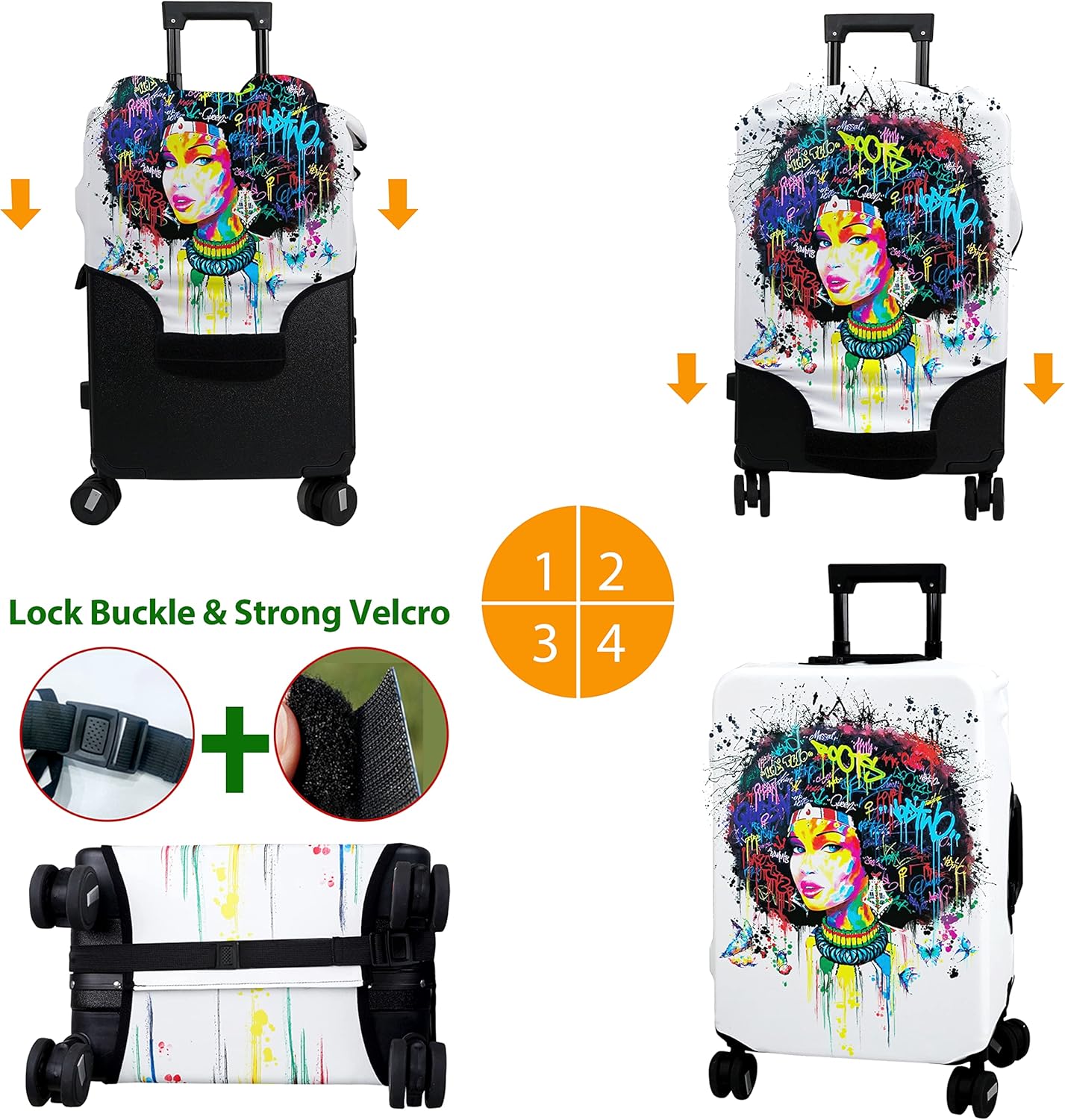 😍😍😍【Buy 1 Get 2 Free】hswosnas 3 piece suitcase set travel ❗