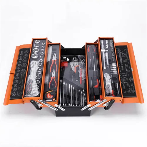 （Clearance Sale）85-piece multi-layer foldable auto repair and home decoration tool set