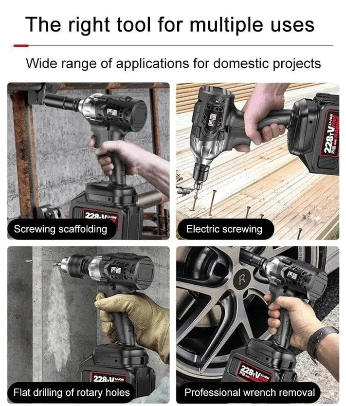 🔥Hot sale🔥(65% discount) Brushless electric screwdriver- Powerful, without brush wear!