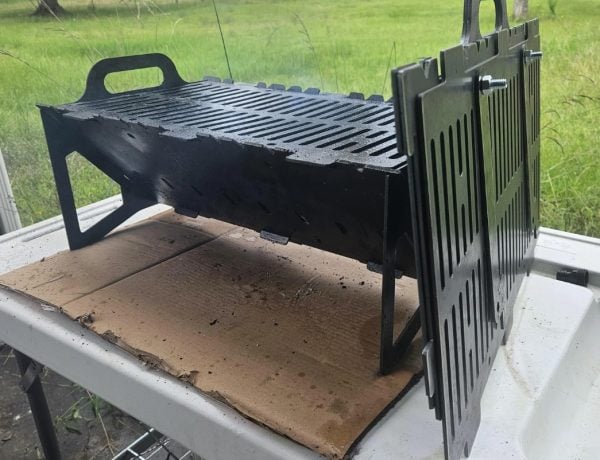 Slot Grill - Collapsible BBQ Grill for Easy Storage Steel