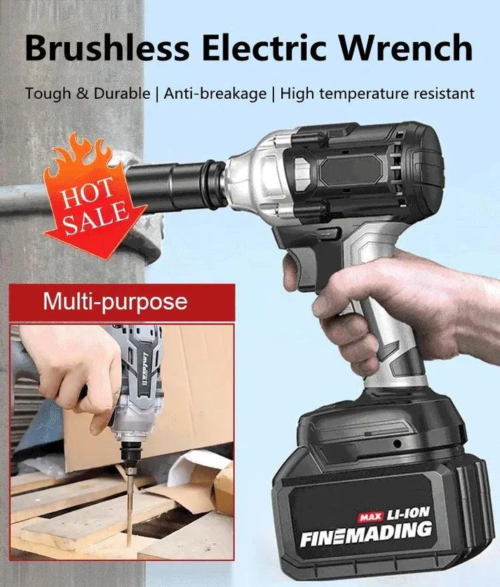 🔥Hot sale🔥(65% discount) Brushless electric screwdriver- Powerful, without brush wear!