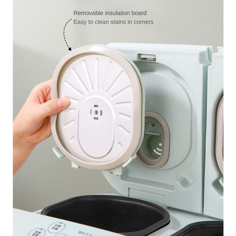 [lowest price] All-In-One Double Container Intelligent Electric Rice Cooker