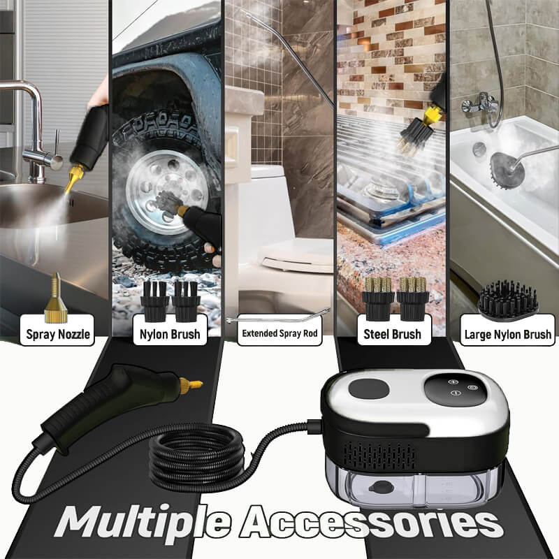 2500W High Pressure Steam Cleaner with Gloves