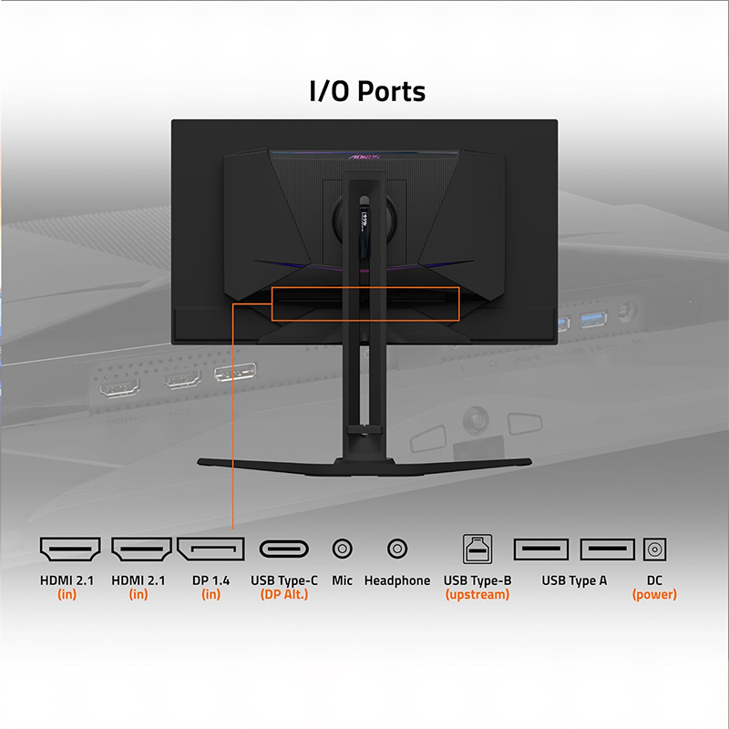 🤏 [Limited time sale] GIGABYTE - AORUS FO32U2-32 QD OLED Gaming Monitor - UHD 3840x2160-240Hz - 0.03ms GTG - AMD FreeSync Premium Pro - Type C KVM - HDMI, DP, Type C - Height Adjustable - Black