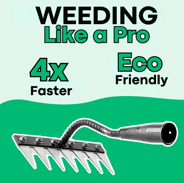 🔥Price reduction notification👇👇👇 Ultra-Efficient Heavy-Duty Weeding Rake