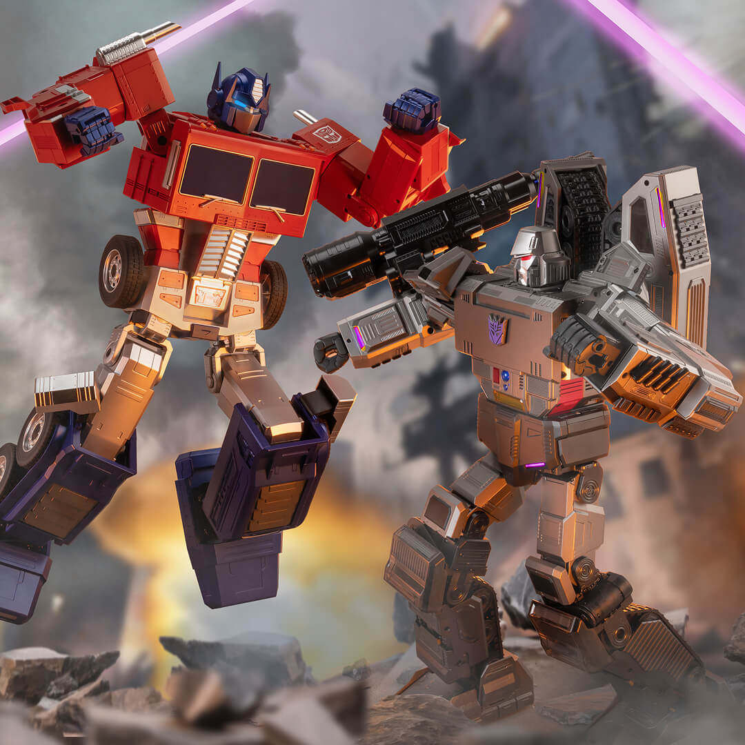 😍【Last day price reduction】Flagship Megatron Auto-Converting Robot