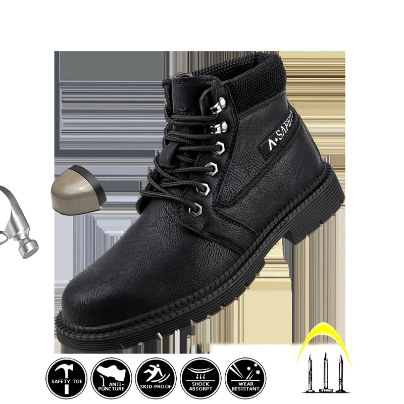 🔥【A pair of shoes that can last 100 years】Anti-Fatigue Industrial Winter Shoes