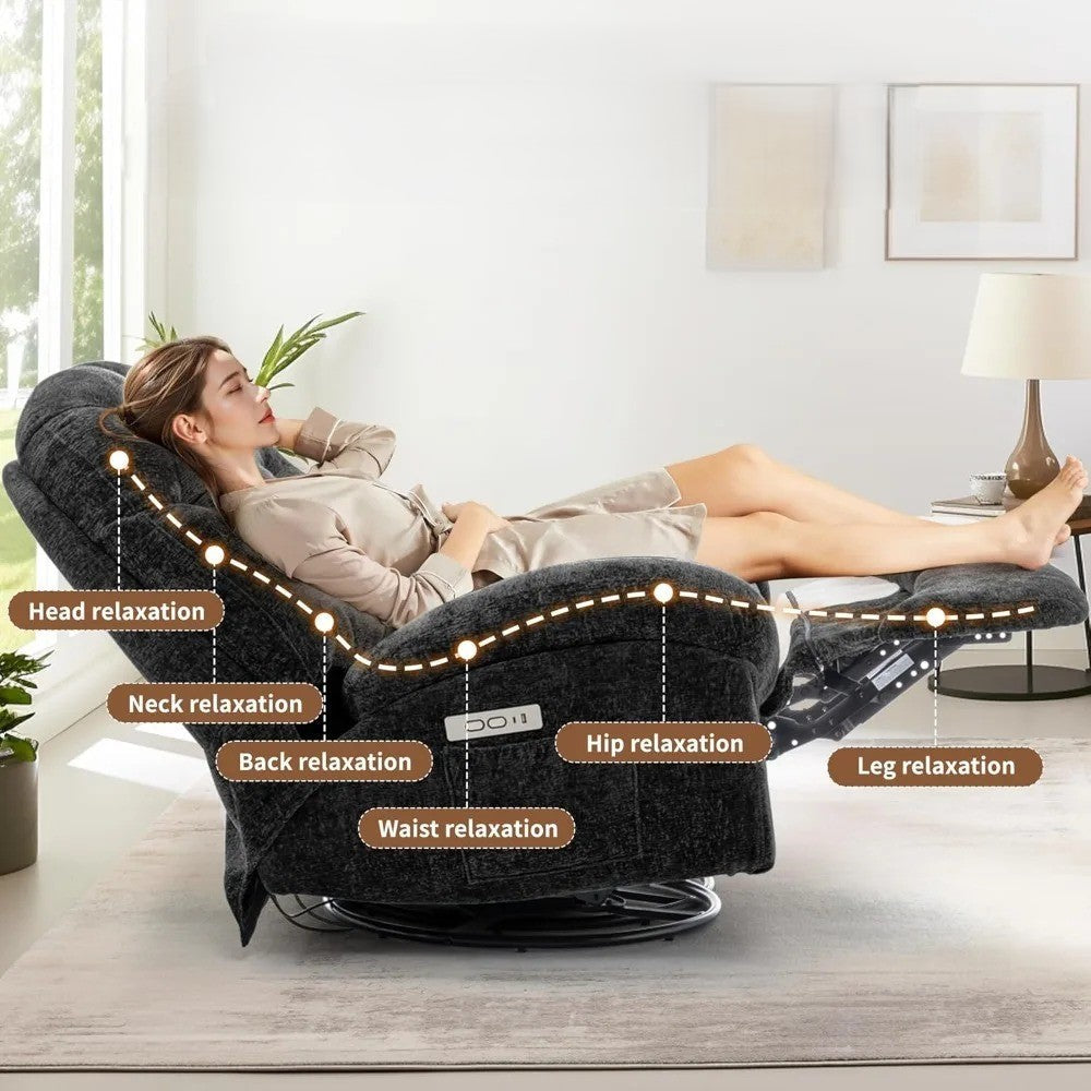 🔥 [ hot sale] Next Level Relaxing Electric Rotating Durable Rocking Chair