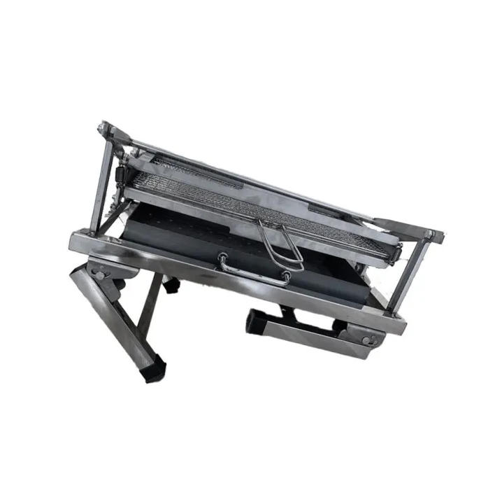 FVHYT Tookfun Barbecue Grill Stainless Steel Flip Barbecue Grill Outdoor Camping Portable Folding Barbecue Fish Lamb Chops Home OIFDC