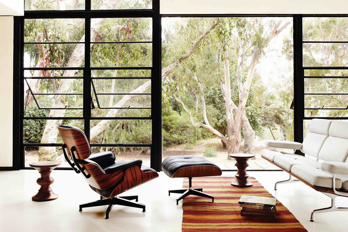 ⚡Limited time offer, buy 1 get 1 free 😍Eames Lounge Chair and Ottoman