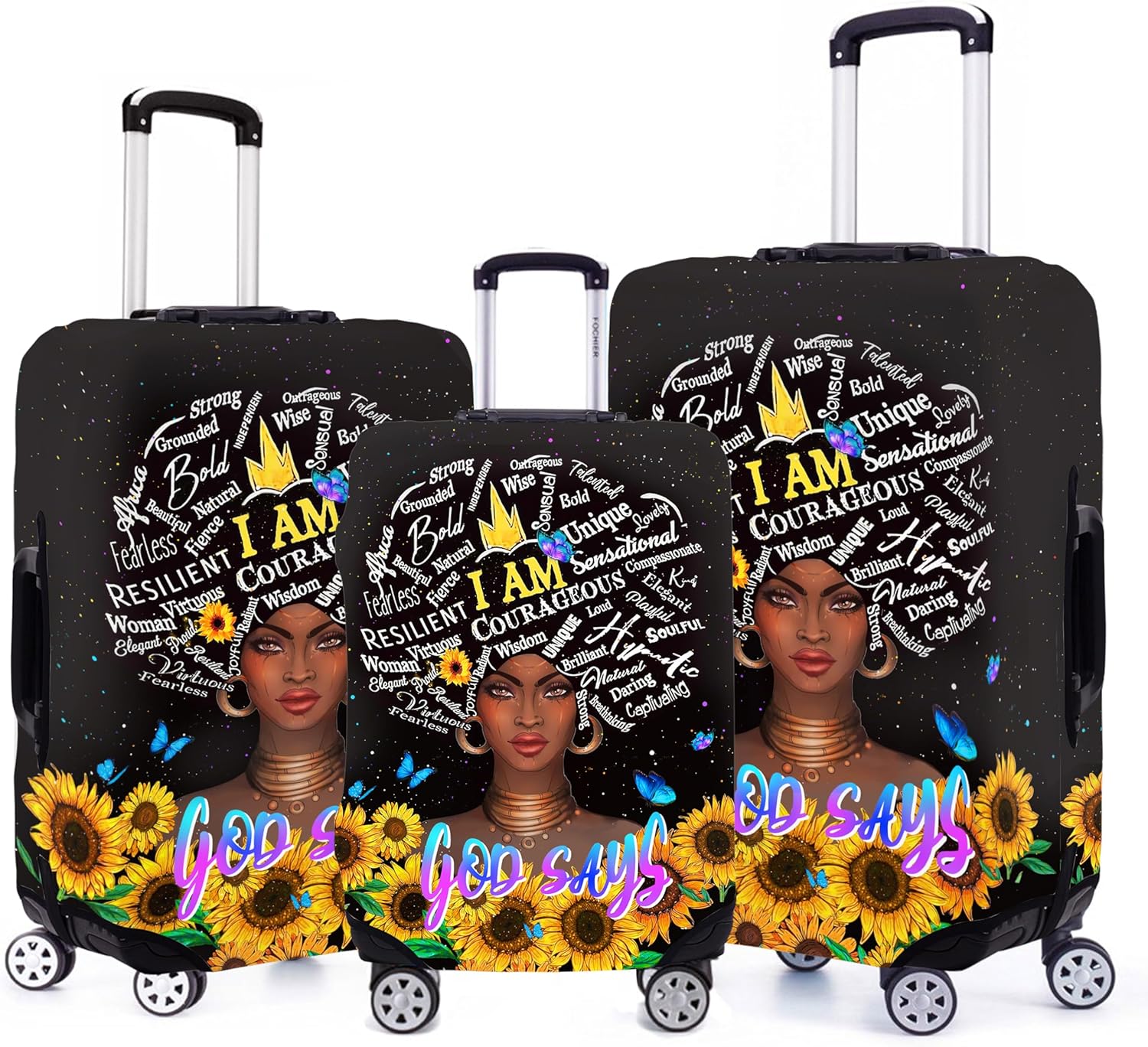 😍😍😍【Buy 1 Get 2 Free】hswosnas 3 piece suitcase set travel ❗