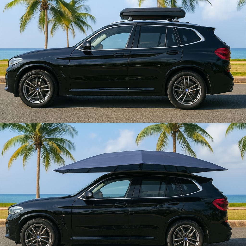 🔥 [hot sale] All-Weather Remote-Controlled Automatic Car UV Protection Umbrella