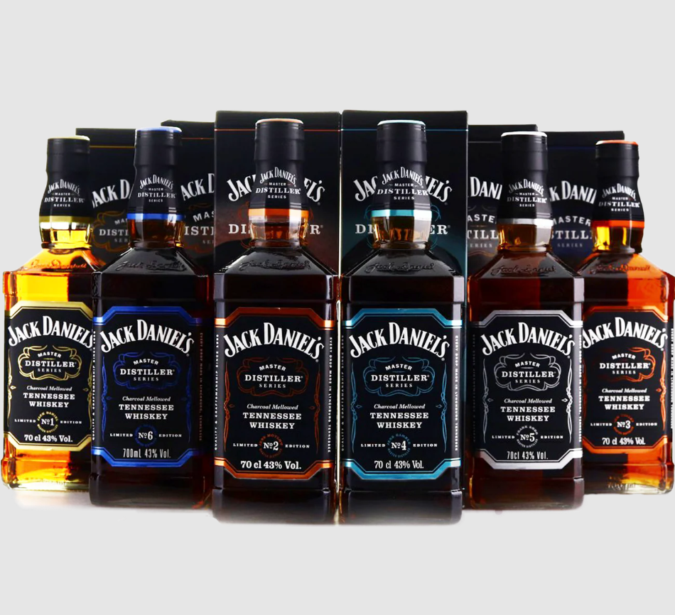 🔥Kwame Nkrumah Memorial Day Sale🔥JD Master Distiller collector’s set of 6 bottles, Edition 1-6