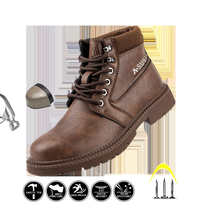 🔥【A pair of shoes that can last 100 years】Anti-Fatigue Industrial Winter Shoes