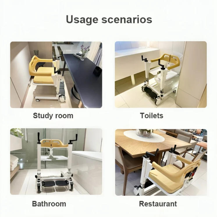 🎉[MTN user exclusive price] Elderly Patient Transfer Lift Handicapped Wheelchair