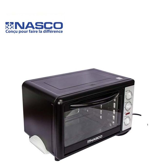 50%off  Nasco Mini Four Electrique T09603 - 32L - 21000W - Noir/Gris - Garantie 3 Mois